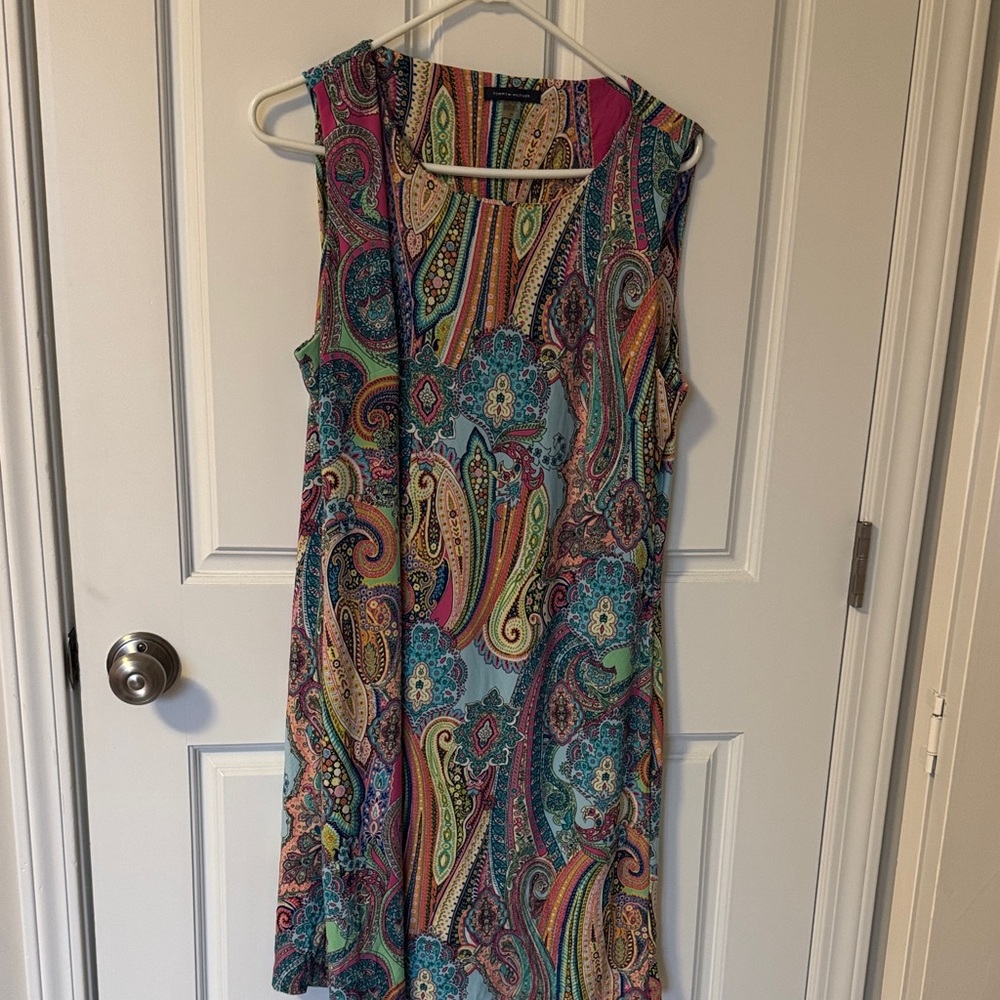 Tommy Hilfiger Multicolor Paisley Midi Dress